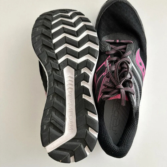 Saucony Women's Cohesion 13 Running Shoe Size 9 W Black - Picture 4 of 9